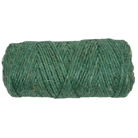 Gardeners Blue Ribbon Garden Twine, 200 ft L, Jute, Green T028B