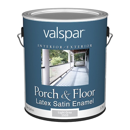Sw Valspar Cabot, Mccloskey, Valspar Pt 1 Gal Valspar Paint 1533 Light Gray Concrete & Masonry Interior and Exterior Latex Porch and Floor 1500
