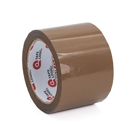 Tape Logic Packing Tape, 3.5 mil Thick, 3 in W x 55 yd L, Tan, 6 PK T905350T6PK