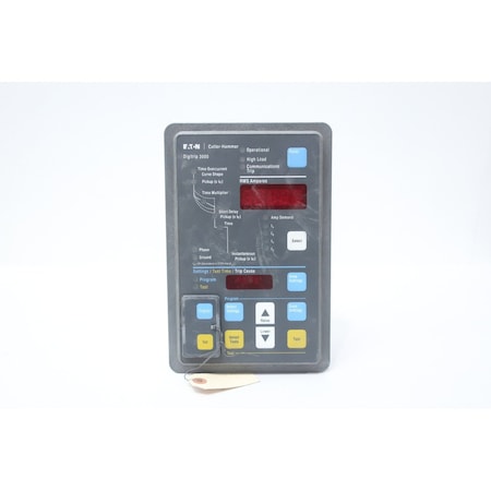 Eaton Cutler-Hammer DIGITRIP 3000 PROTECTION RELAY 120-240V-AC 4D13120G21