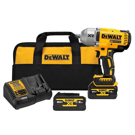Dewalt Impact Wrench, 20 V DC DCF900GP2