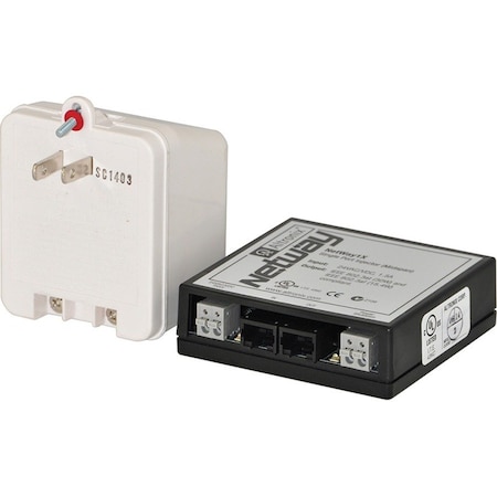 Altronix PoE Injector, Black, w/Plug-In Transformer NETWAY1XP