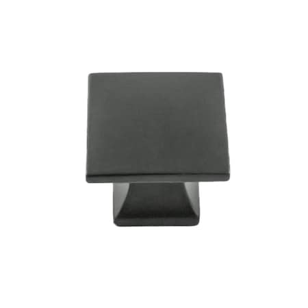 Gan Eden 1.25 in. Square Knobs with Screws, Matte Black GA1557760
