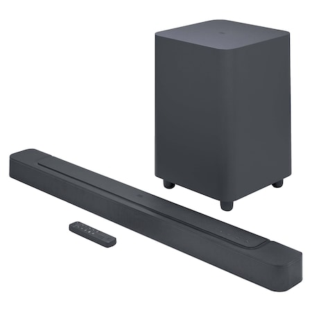 Jbl Bar 500 Multibeam Soundbar And Subwoofer, Black JBLBAR500PROBLKAM