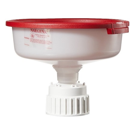 Nalgene Funnel, Polypropylene, White, PK2 6378-0010