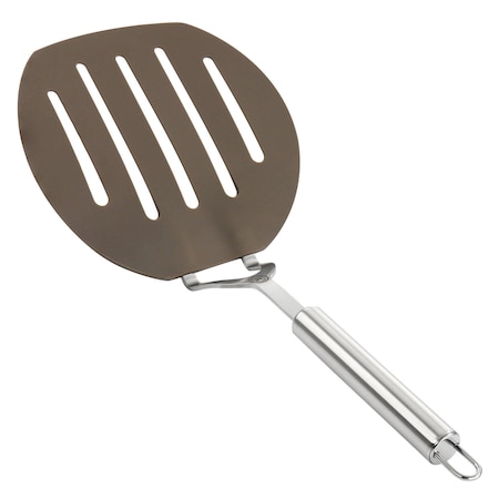 Martha Stewart Nylon Wide Slotted Pancake Turner in Taupe 129118.01