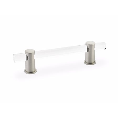 Schaub 4in Center to Center Lumiere Cabinet Pull Satin Nickel Finish 404-15