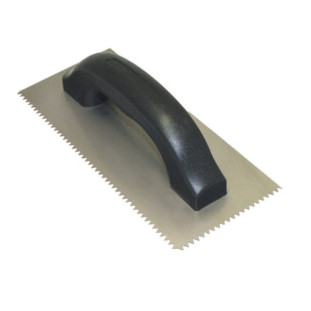 Kraft Tool s 3/16"x5/32" Hi-Craft Sawtooth V-notch Trowel w/Plastic Handle HC170P