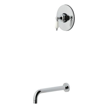 Kingston Brass Single-Handle Pressure Balanced Tub Faucet, Polished Chrome KB6331PLTO