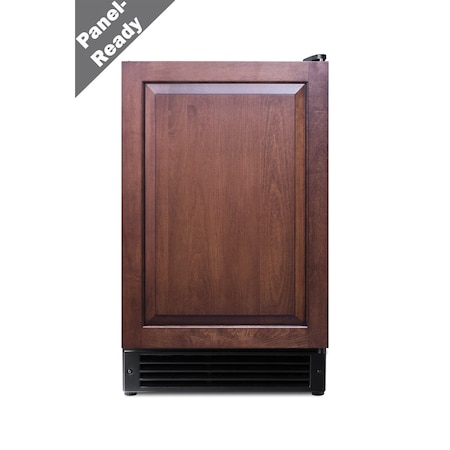 Summit 15 lb. Drain-Free Built-In Icemaker Panel Not Included BIM26IF