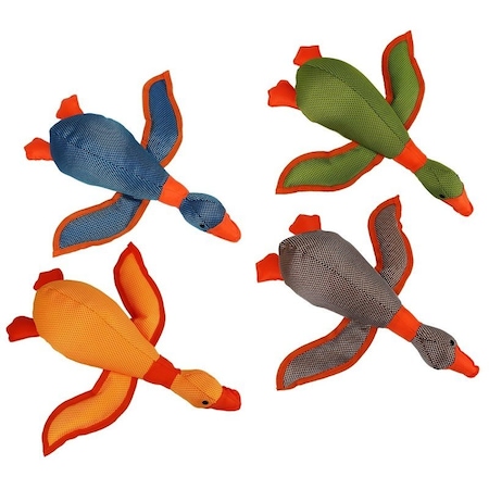 Multipet 37673 Dog Toy, Dazzle Ducks, Assorted MP37673