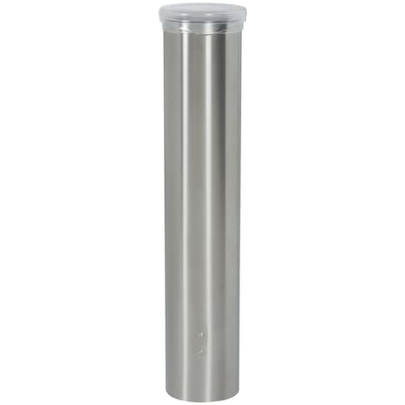 Non-Branded Stainless Steel Cone Cup Dispenser - 4 oz. CUPCSSD