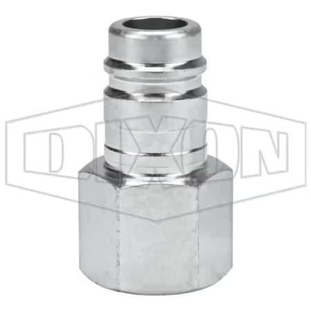 Dixon DF Series Interchange Pneumatic Nipple, 3/4 in Nominal, Quick-Connect x FNPT, 500 psi Pressure, Stee D6F6