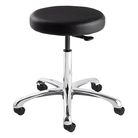 Bevco ISO 5 Mid Vinyl Stool w/Casters 3350C2-V-BK-3850S/5