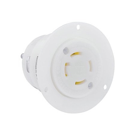 Leviton Industrial Grade Flanged Outlet 30 Amp, 125/250 Volt 2716