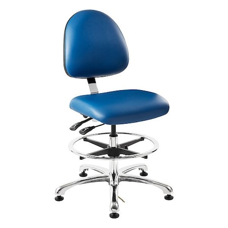 Bevco ESD Mid Vinyl Tilt Chair 9351M-E-BLV