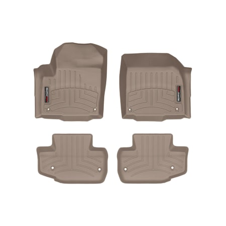 Weathertech Tan, Front and Rear Floorliners 45404-1-4