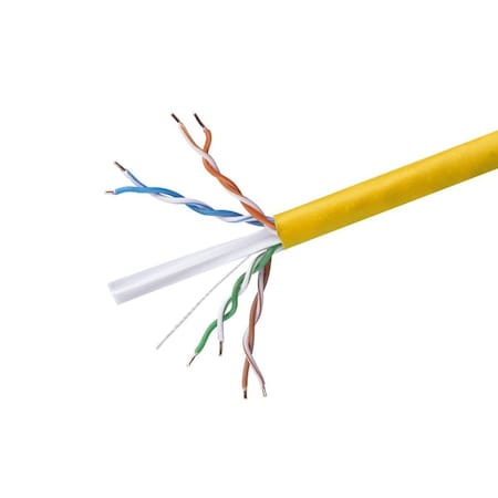 Monoprice Cat6 Utp Solid, Cmr1000 ft., Yellow 8109