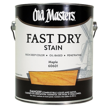 Fast Dry Stain Gal Old Masters Maple Interior Oil-Based Wood Stain 60601