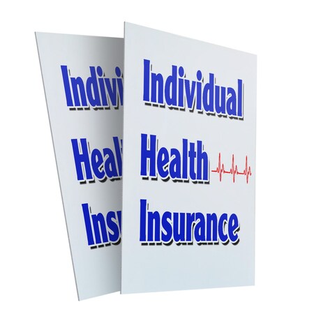Signmission Individual Health Insurance, Plastic Signs Only 24 Inch x 36 Inch, Corrugated Plastic, 2PK CSB-2436-2PACK-IndividualHealthInsurance