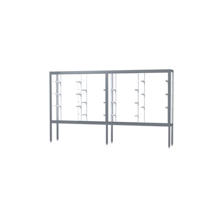 Ghent Display Case 120x66x16, Satin 11410-WB-SN