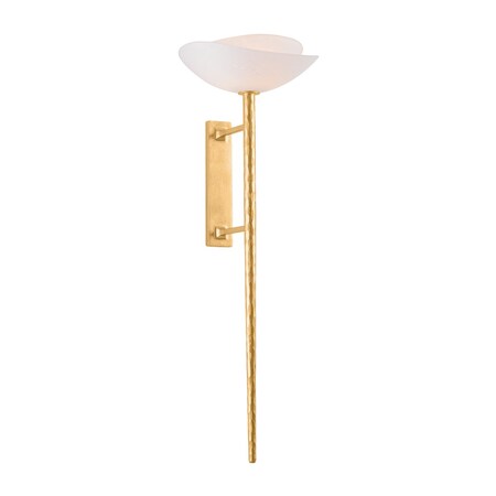 Corbett Lighting Coppa 1 Light Wall Sconce in Vintage Gold Leaf Finish 554-01-VGL