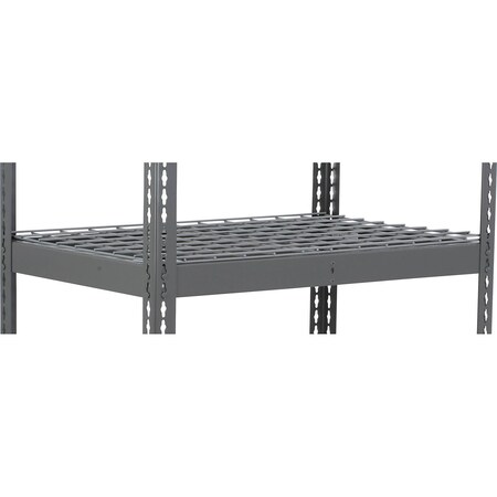 Global Industrial Extra Heavy Duty Boltless Shelving Additional Shelf, 36"W x 12"D, Wire Deck 601914