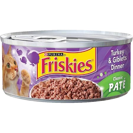 Purina Friskies 5.5 Oz. Turkey & Giblets Dinner Flavor All Ages Wet Cat Food 50263