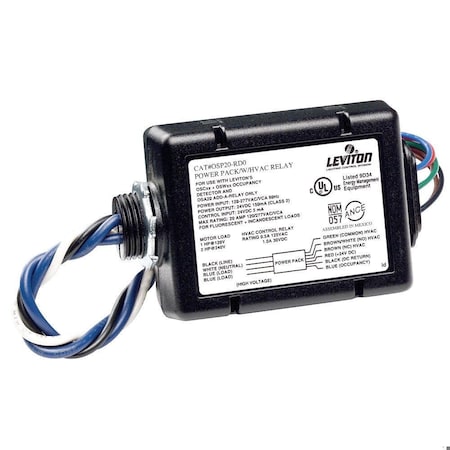 Leviton Power Pack, Black OSP20-RDH