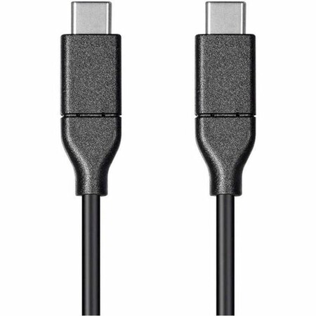 Monoprice Essentials USB Type-C to Type-C 2.0 Cable - 480Mbps_ 5A_ 26AWG_ Black_ 24283