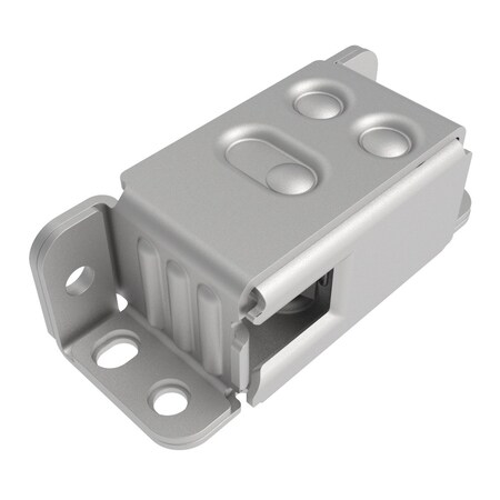 Southco Push To Close , Push-to-Open Latch Keeper, Steel, Zinc Plate, Bright chromate A4-30-201-12