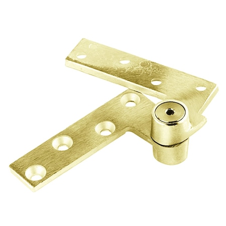 Rixson 3/4in Offset Top Pivot, Bright Brass Finish H180 605