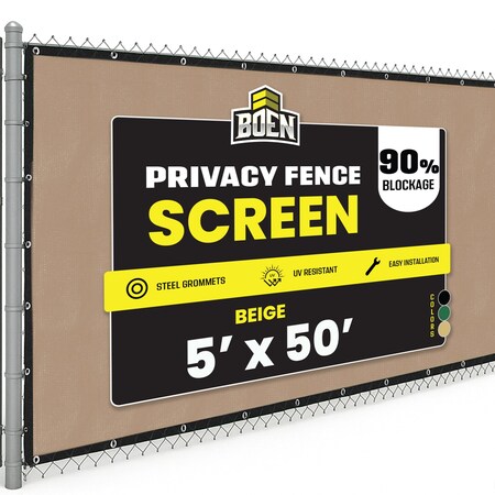 Boen Priv Netting, Cinn, Reinf Grmt, 5ftX50 ft PN-30066