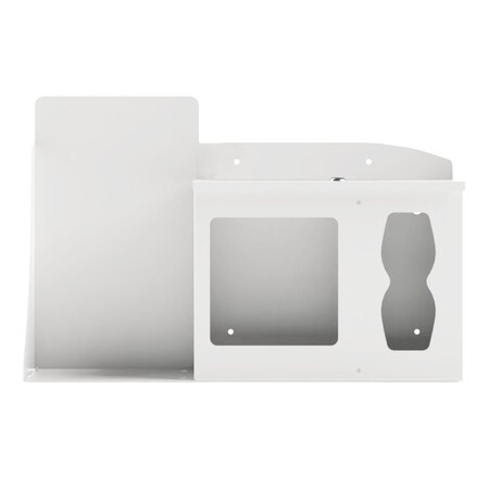 Origin Dispensing Solutions Hygiene Station-Gel Dispenser-Locking-Steel-White HS20L04WH