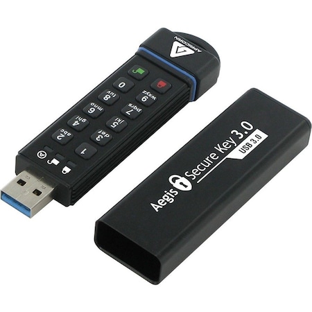 Apricorn Mass Storage Apricorn ASK3-120GB 120 GB AES-XTS 256-Bit Hardware Encrypted Secure USB 3.0 Memory Key ASK3-120GB