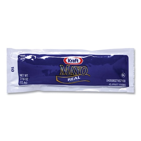 Kraft Mayo Real Mayonnaise, 0.44 oz Packet, PK200 00830