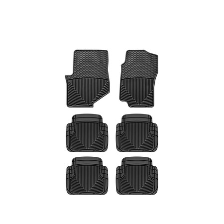 Weathertech Black, Front, Rear, and Rear All Weather Floor Mats W32-W50-W50