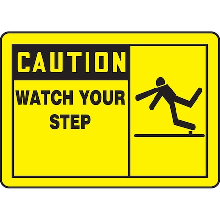 Accuform Caution Safety Label LSTF605XVE