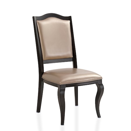Leisuremod Madera Open Back Leather Dining Side Chair, Fully Assembled MCWNR-18CP