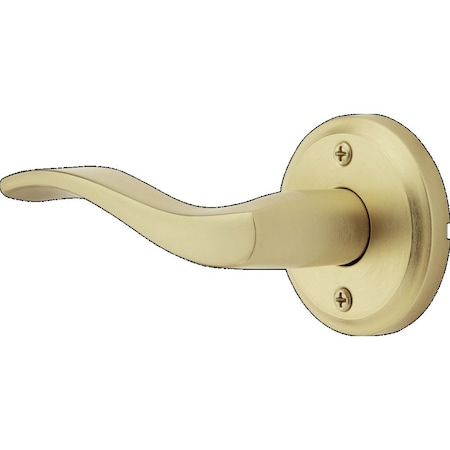 Kwikset Left Hand Sedona Lever Half Dummy Satin Brass Finish 788SELLH-4