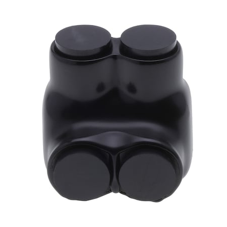 Polaris Wire Connector, 2 Port, Black, Plastisol Insulation IT-2/0B