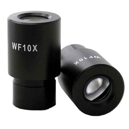 Amscope Pair of 10X Widefield Microscope Eyepieces 23mm EP10X23-V299
