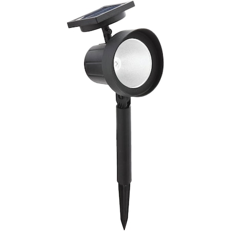 Outdoor Expressions Black 15 Lumens Plastic Floodlight Solar Path Light ESL-43-20P