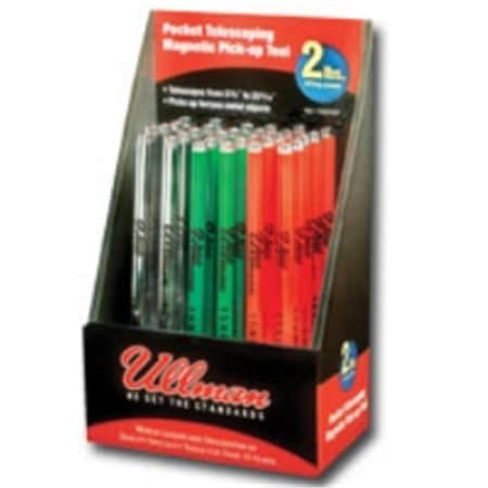 Ullman Devices Ullman Devices Pocket Telescopic Multicolor Mag PickUp Tool Disp ULL15XDISP