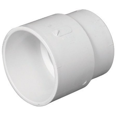 Homecare Products Schedule 40 3 in. Hub x 3 in. dia. Hub PVC Pipe Adapter HO2087676