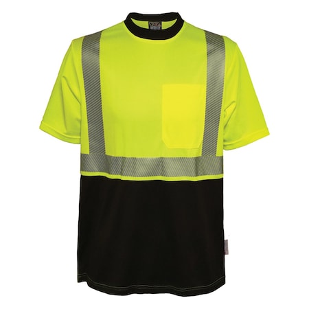 Reflective Apparel ANSI Type R Class 2 Short Sleeve T-Shirt with 3M Scotchlite Comfort Trim 102CT-LB-LG