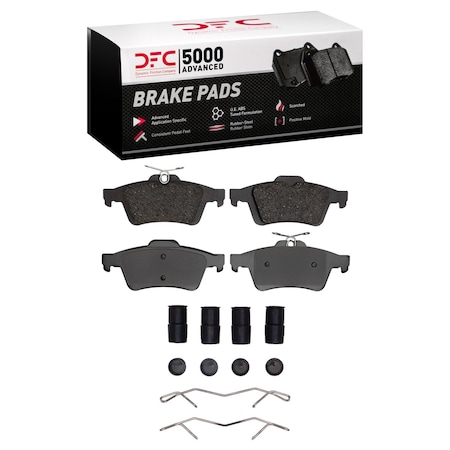 Dfc 5000 Advanced Disc Brake Pad Set,  1551-1095-01