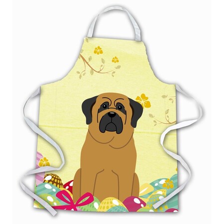 Carolines Treasures Easter Eggs Mastiff Apron BB6018APRON
