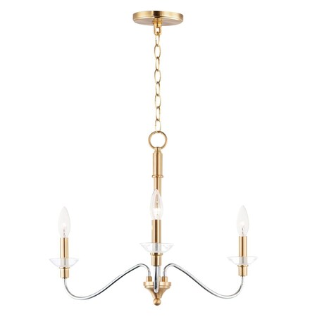 Maxim Clarion 3-Light Pendant 25373CLPCSBR