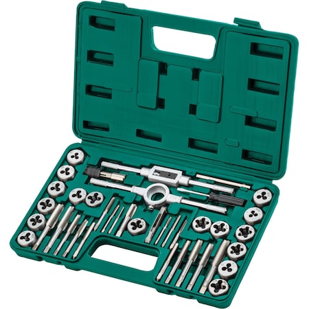 Grizzly Precision 40-Pc. SAE Tap & Die Set T34077